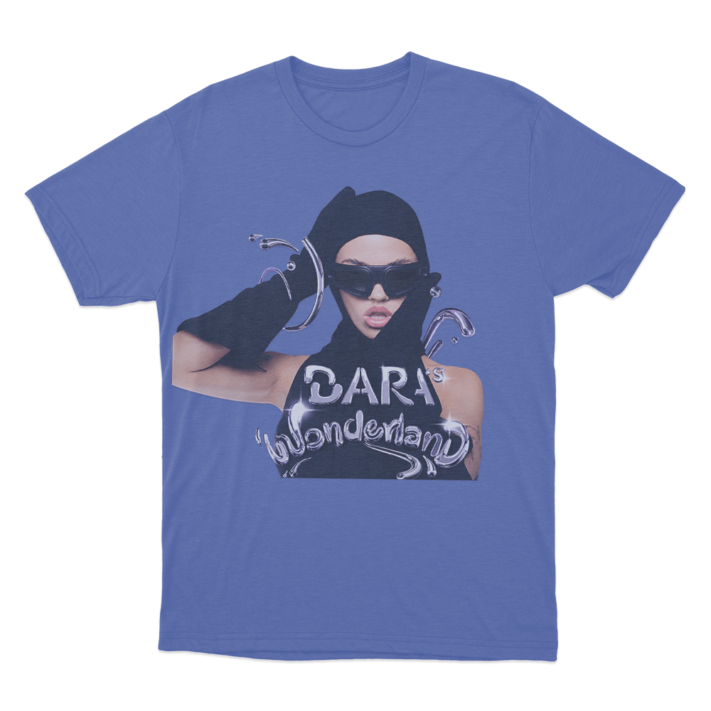 Dara's Wonderland Unisex T Shirt Blue Daras Wonderland Unisex T Shirt Blue
